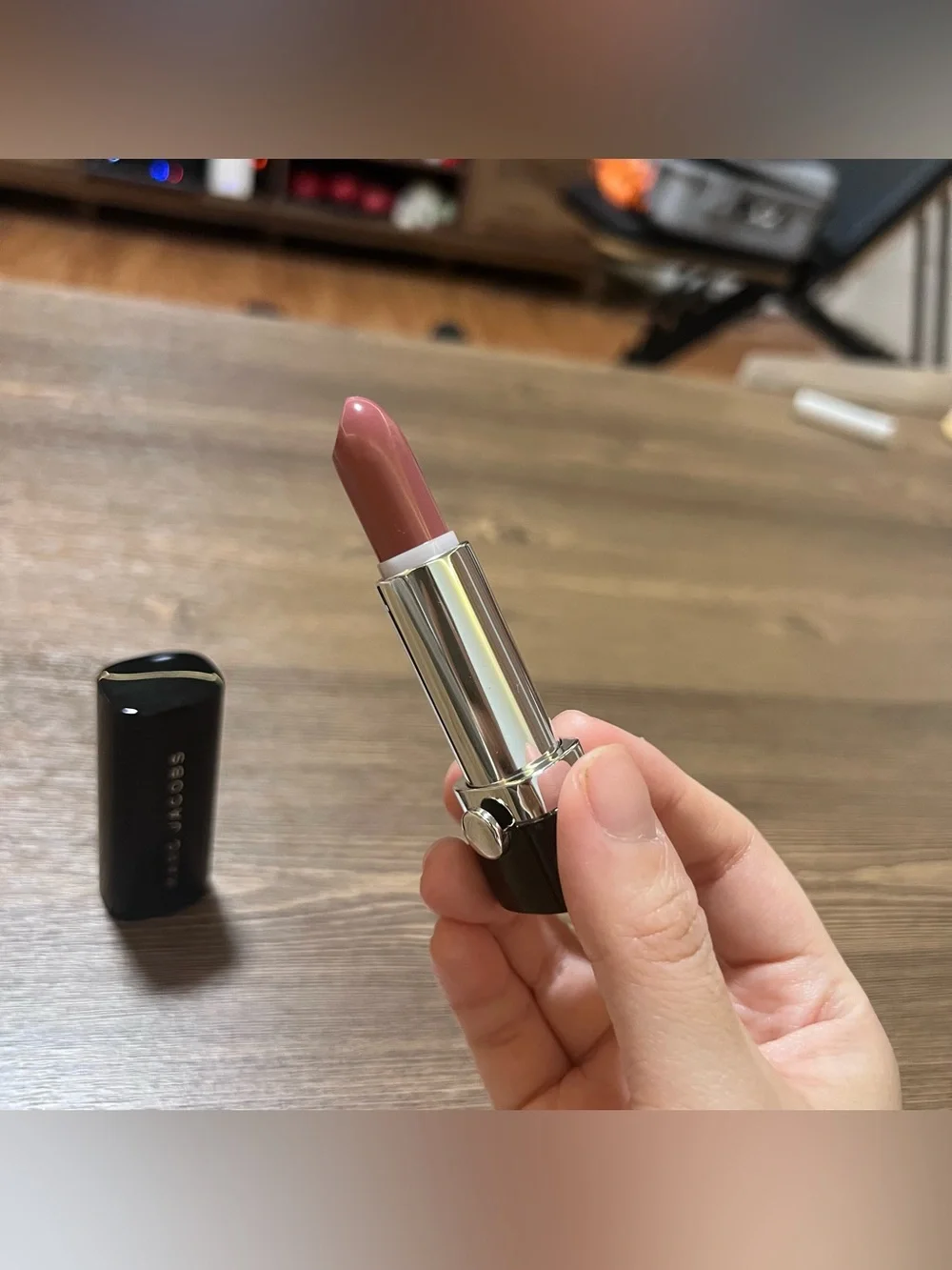 Marc Jacobs Le Marc Lip Creme Lipstick SLOW BURN 246 full size